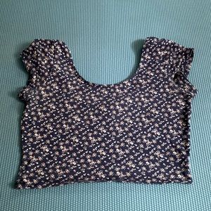 *3/$10* Charlotte Russe Pretty Patterned Crop Top